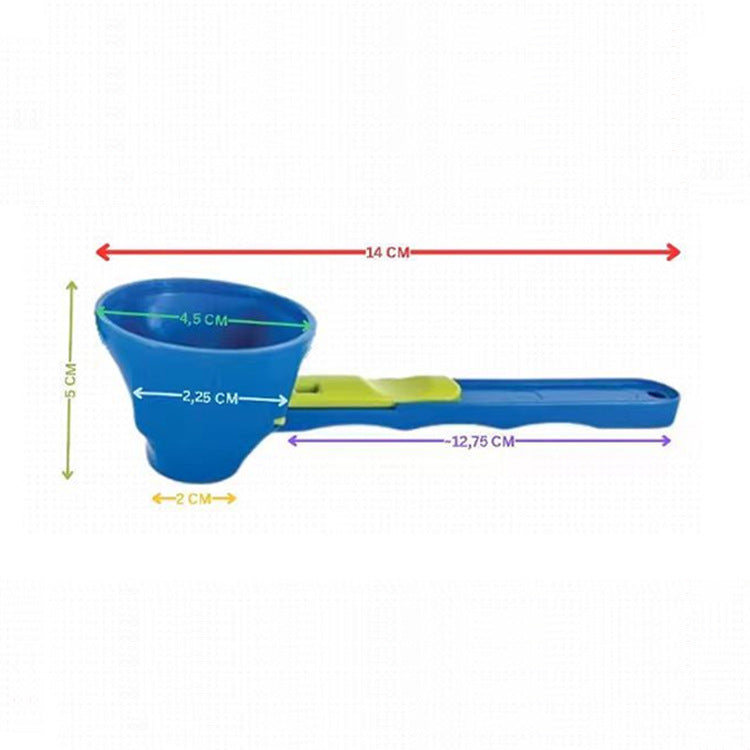 Mess Free Measuring Funnel Creative Protein Powder Sliding Spoon Egg Yolk Separation Funnel