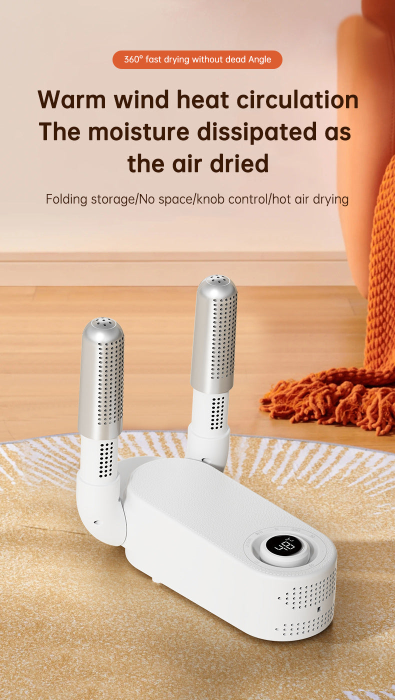 New Home Shoe Dryer Intelligent Constant Temperature Foldable Telescopic Shoe Dryer Regular Sterilization Dehumidification